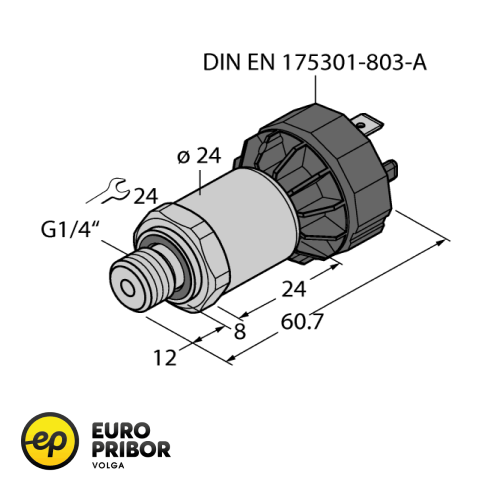 Датчик давления TURCK PT250R-2008-U1-DA91