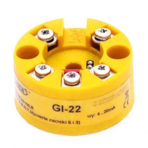 Интеллектуальный преобразователь температуры APLISENS GI-22 для работы с термометрами сопротивления типа Pt100 и Ni100, а также термоэлектрическими датчиками типа: K, J, S, B, N, T