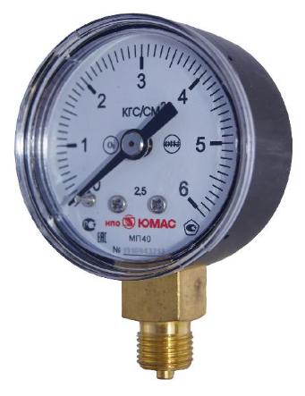 Манометры ЮМАС промышленные ГОСТ 2405-88