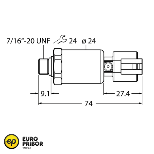 Датчик давления TURCK PT400R-2105-I2-DT043P