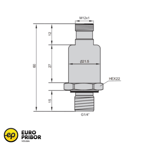 Датчик давления Sentinel S300G-R016-05-J
