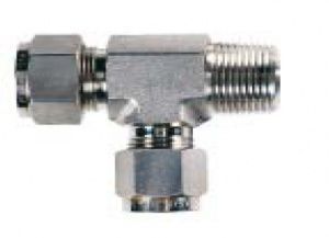 Тройник проходной с наружной резьбой  Дюймовый диапазон