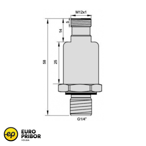 Датчик давления Sentinel S300X-R016-05-J