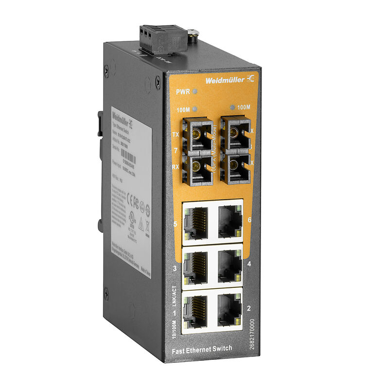 Управляемый коммутатор Weidmuller IE-SW-EL08-6TX-2SC