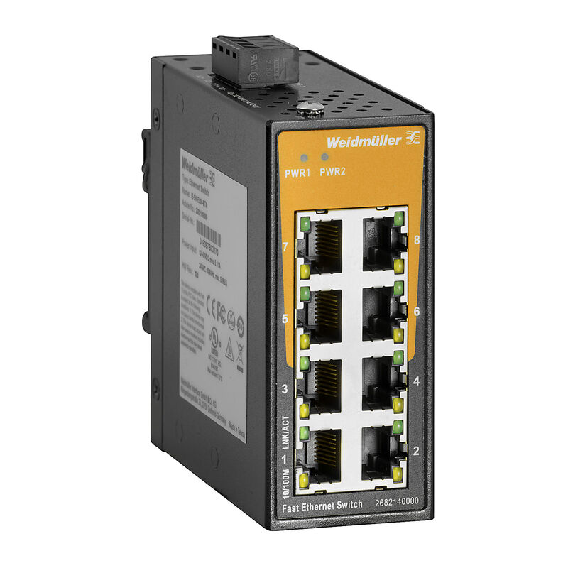Управляемый коммутатор Weidmuller IE-SW-EL08-8TX