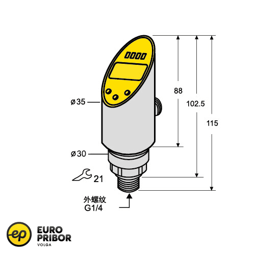 Датчик давления Sentinel SEBF-1/4GA-DPN8D-SC