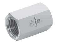 Муфты шестигранные. Резьба ISO цилиндрическая