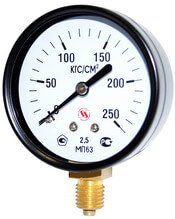Манометры промышленные диаметром Ø 63мм