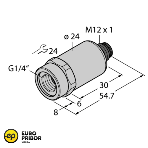 Датчик давления TURCK PT40R-2001-U1-H1143