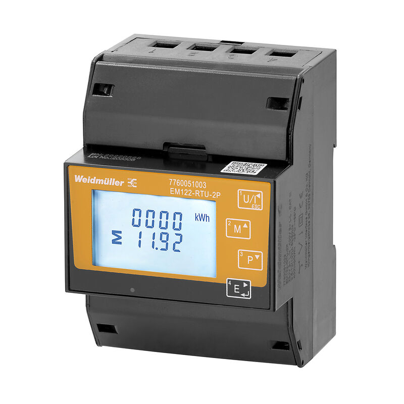 Счетчик энергии ValueLine Weidmuller EM122-RTU-2P