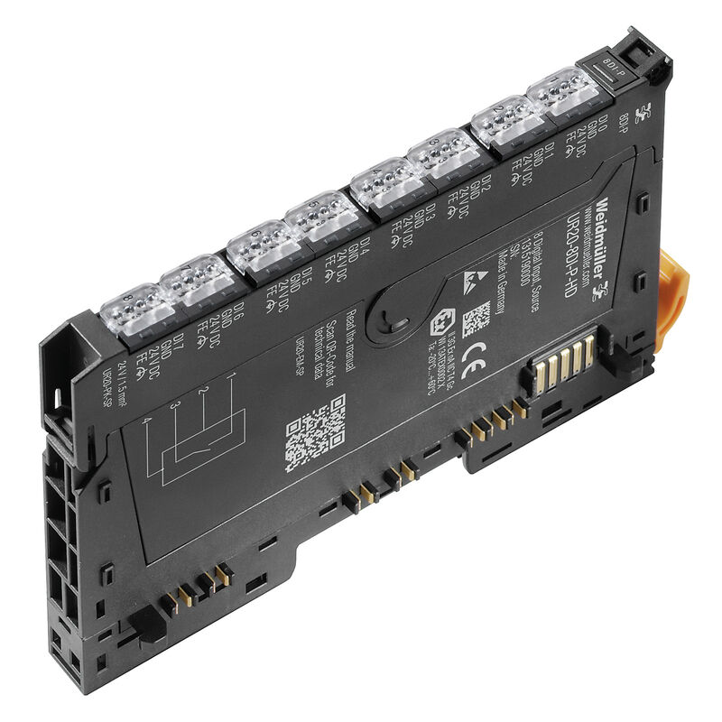 Система ввода-вывода Weidmuller UR20-8DI-P-3W-HD