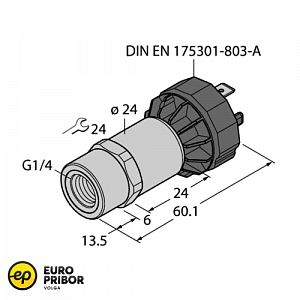 Датчик давления TURCK PT1R-1001-U1-H1141/X