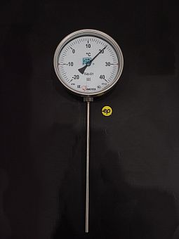 Термометр биметаллический ТБф-221 -20...0...40С кт.1,0 d.160 IP65 УШ*8 М20*1.5 L315 Шильдик Свид