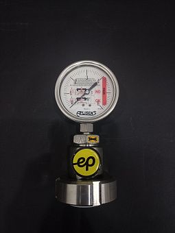 Манометр с мембранным разделителем MS-63/0...6bar/Глицерин/G1/4/S-DIN25/Ru