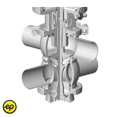 VEOX PMO двойной независимый клапан противосмесительный Definox, фото 2