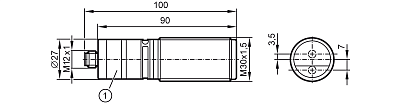 Оптический датчик расстояния OID200 IFM, фото 2
