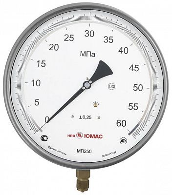 Манометры образцовые, эталонные (именованная шкала), фото 2