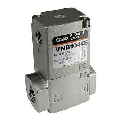 Клапан для управления потоками различных сред (с пневмоуправлением) SMC VNB