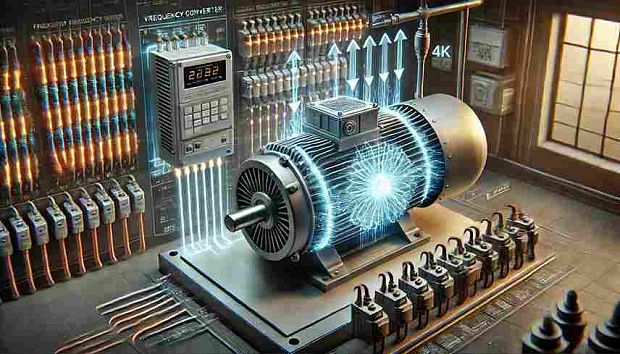 Принцип работы частотного преобразователя для асинхронного двигателя