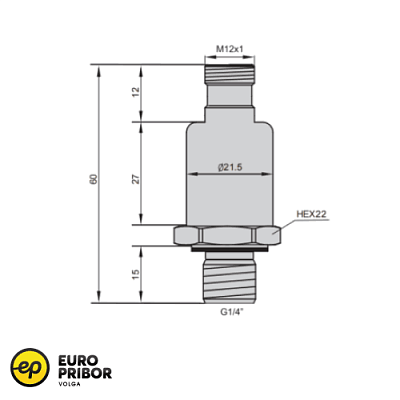 Датчик давления Sentinel S300G-R100-05-J