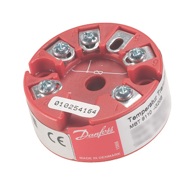 Нормирующий преобразователь температуры Danfoss MBT 9110 084Z3108