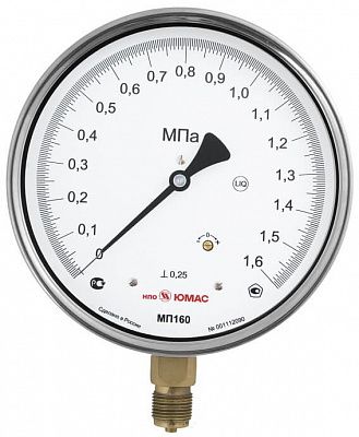 Манометры образцовые, эталонные (именованная шкала), фото 3