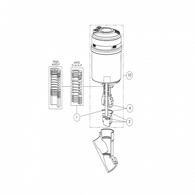 2-ходовой регулирующий клапан пневматический 245410 Burkert, фото 2