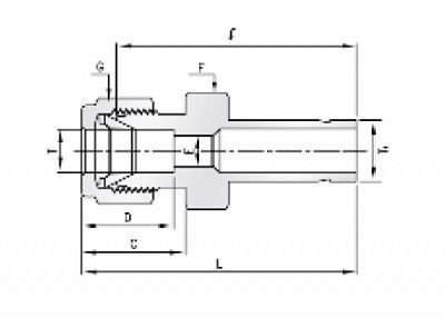 Переходник с метрической на дюймовую размерности, фото 3