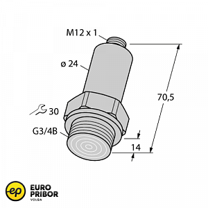 Датчик давления TURCK PT250R-26-LI3-H1140