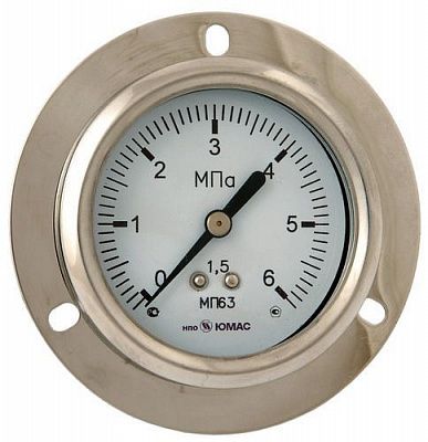 Манометры в защищённом корпусе Ø 40мм, Ø 50мм, Ø 63мм (неразборный корпус), фото 4